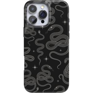 Casely iPhone 16 Pro Case | Into The Wild | White Snow Leopard | Compatible with MagSafe | Classic Ultra Slim Design(We’re Ready For It | Black Serpent)