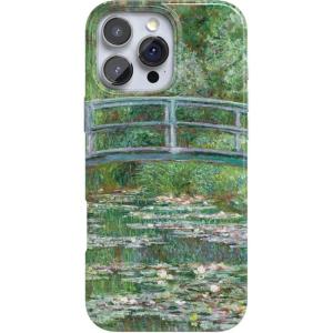 Casely iPhone 16 Pro Case | Moody Monochrome | Bordeaux Rose | Compatible with MagSafe | Classic Ultra Thin Design(Monet’s Bridge | The Met Museum)
