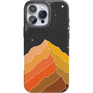 Casely iPhone 16 Pro Case | Moody Monochrome | Bordeaux Rose | Compatible with MagSafe | Classic Ultra Thin Design(Night Skies | Mountain Starlight)