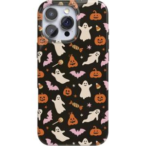 Casely iPhone 16 Pro Case | Moody Monochrome | Bordeaux Rose | Compatible with MagSafe | Classic Ultra Thin Design(Trick or Treat | Sweet Halloween)