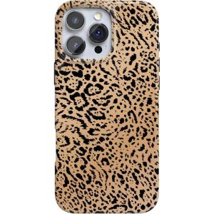 Casely iPhone 16 Pro Case | Moody Monochrome | Twilight Flora | Compatible with MagSafe | Classic Ultra Thin Design(Born to Be Wild | Jaguar Print)