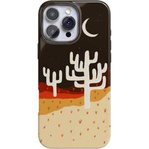 Casely iPhone 16 Pro Case | Moody Monochrome | in The Grove | Compatible with MagSafe | Classic Ultra Thin Design(Desert Nights | Cactus Colorblock)