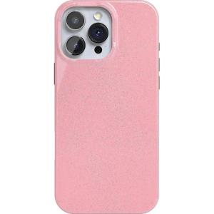Casely iPhone 16 Pro Case | Moody Monochrome | in The Grove | Compatible with MagSafe | Classic Ultra Thin Design(Sunkissed | Pink Pastel Glitter)