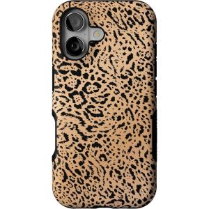 Casely iPhone 17 Case | Into The Wild | White Snow Leopard | Bold Protective Design | Compatible with MagSafe(Born to Be Wild | Jaguar Print)