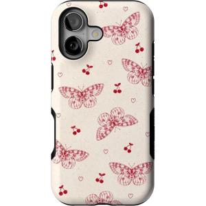 Casely iPhone 17 Case | Into The Wild | White Snow Leopard | Bold Protective Design | Compatible with MagSafe(Heart Flutters | Butterfly)