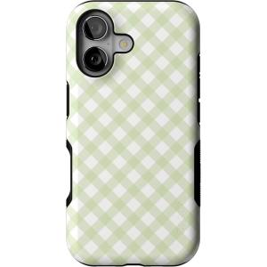 Casely iPhone 17 Case | Into The Wild | White Snow Leopard | Bold Protective Design | Compatible with MagSafe(Mint Lattice | Sunday Best)