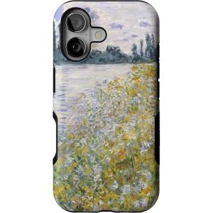 Casely iPhone 17 Case | Into The Wild | White Snow Leopard | Bold Protective Design | Compatible with MagSafe(Monet’s Summer Landscape | The Met Museum)