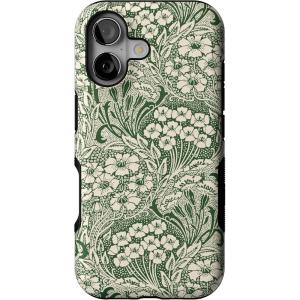 Casely iPhone 17 Case | Into The Wild | White Snow Leopard | Bold Protective Design | Compatible with MagSafe(Mystic Meadow | Green Gardens)
