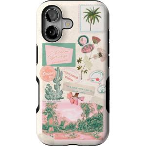 Casely iPhone 17 Case | Into The Wild | White Snow Leopard | Bold Protective Design | Compatible with MagSafe(Vintage Vacay | FashionPass x Casely)