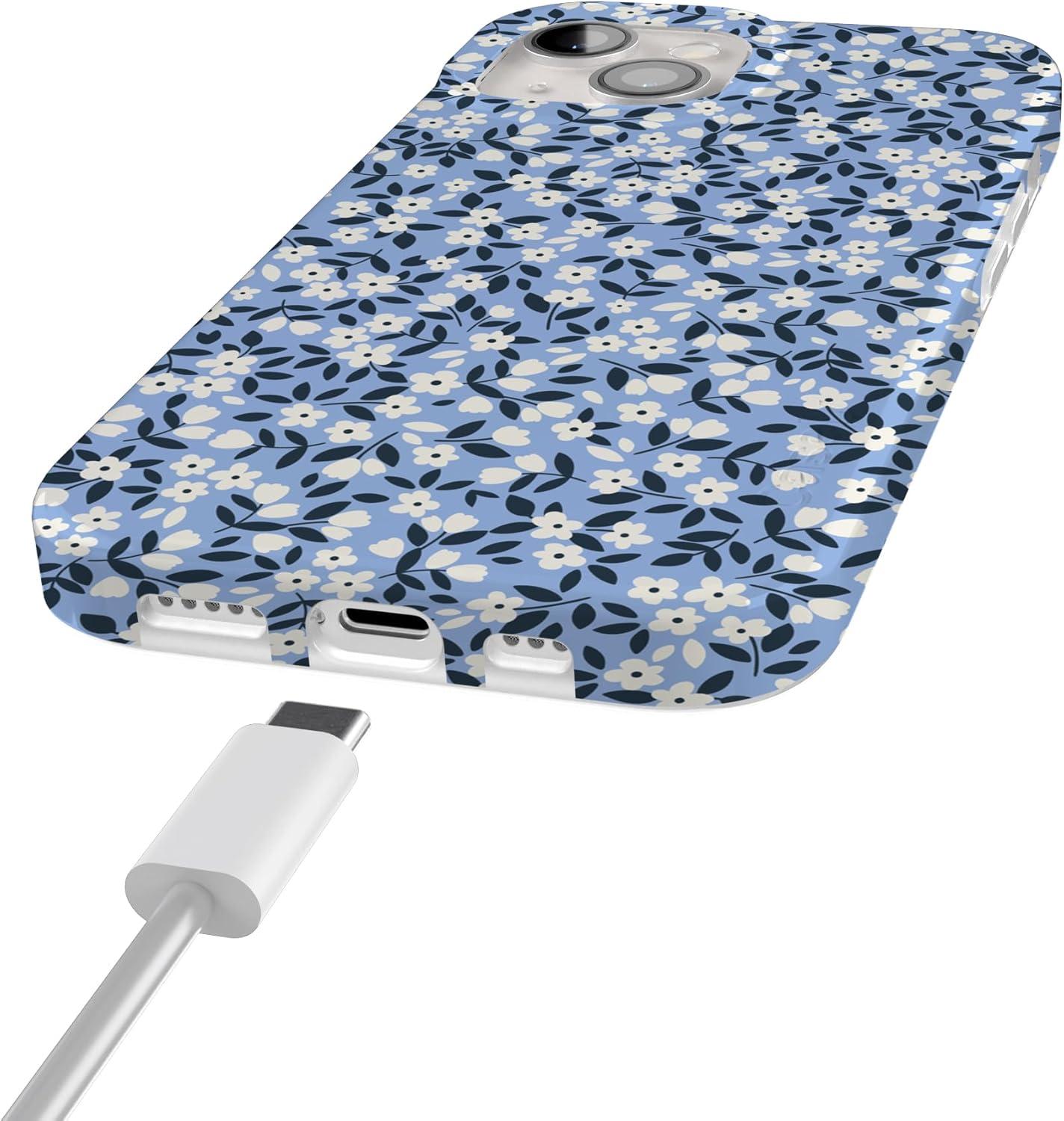 imageCasely iPhone 15 Case  Hanging Around  Potted Plants Floral  Compatible with MagSafe  Classic Ultra Thin DesignPicking Daisies  Cottagecore