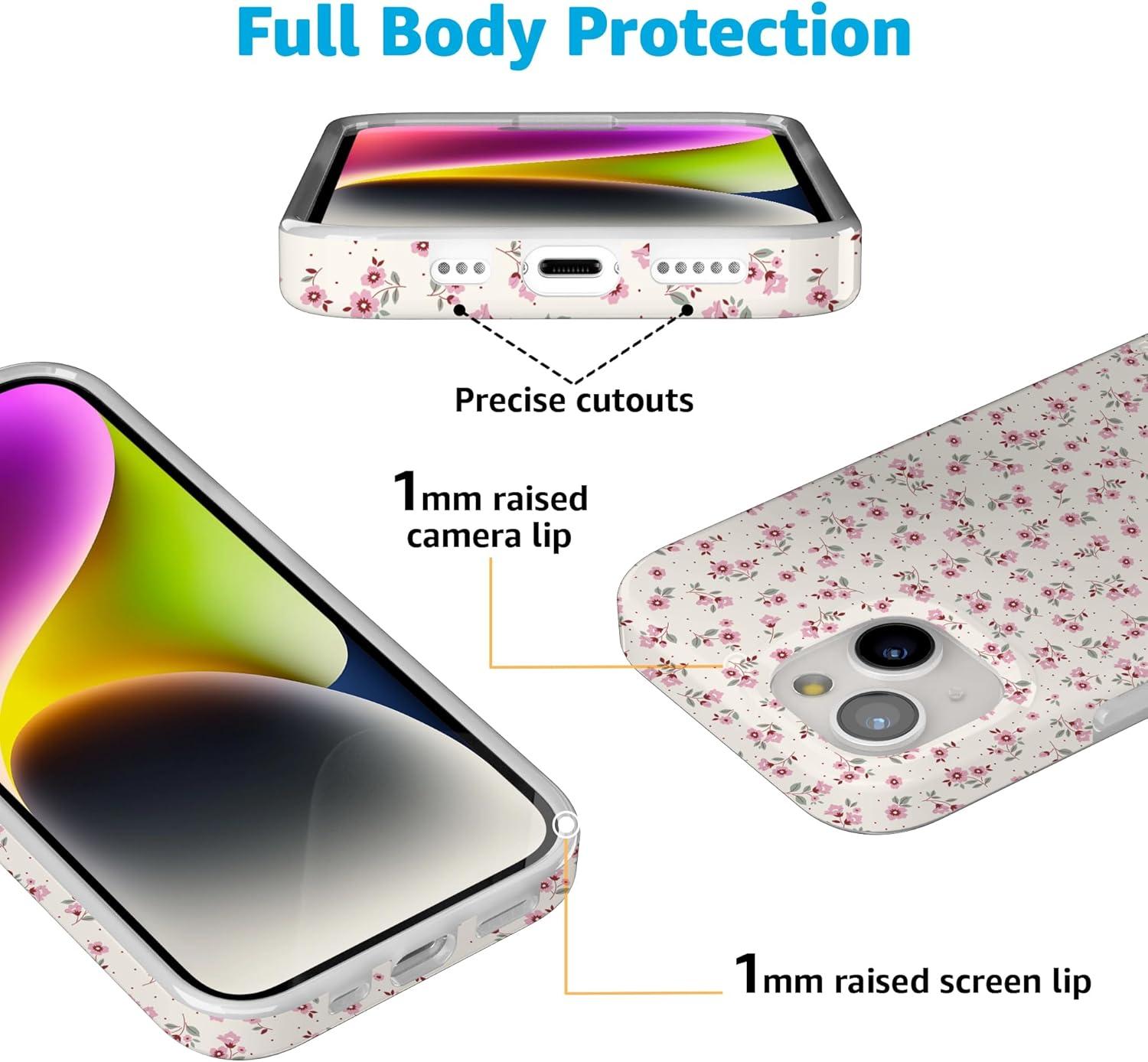 imageCasely iPhone 15 Case  Powder Pups  Dog Sled  Compatible with MagSafe  Classic Ultra Thin DesignCottage Charm  Cottagecore