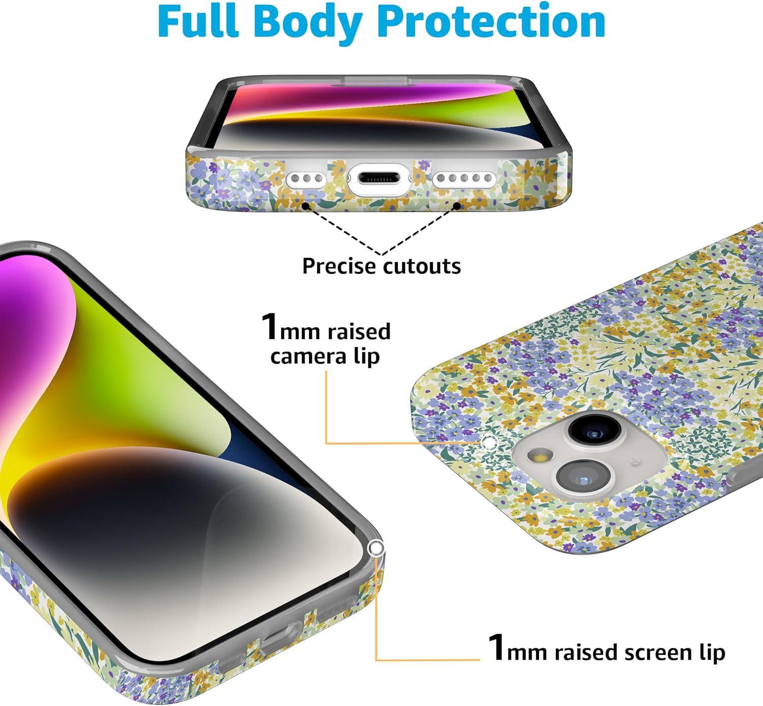 imageCasely iPhone 15 Case  Powder Pups  Dog Sled  Compatible with MagSafe  Classic Ultra Thin DesignDream Garden  Cottagecore Case