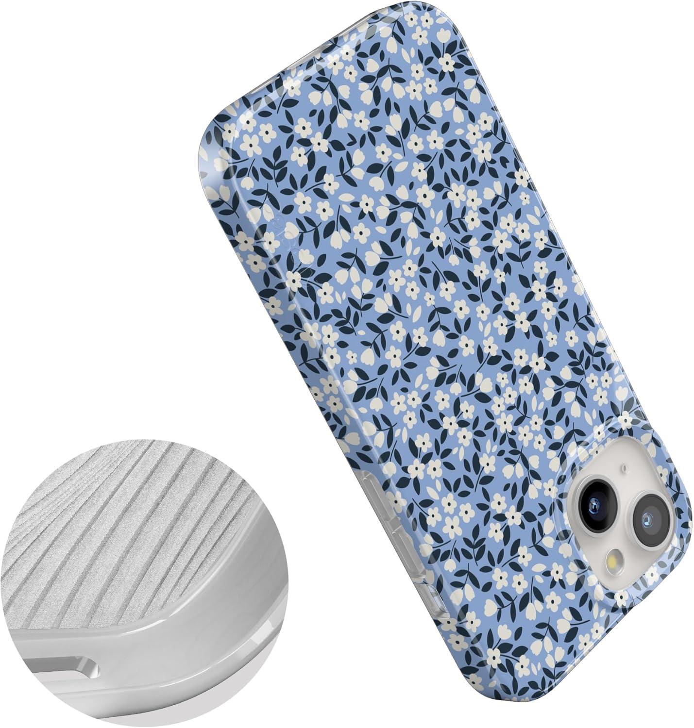 imageCasely iPhone 15 Plus Case  Vines of Love  Floral Heart  Compatible with MagSafe  Classic Ultra Thin DesignPicking Daisies  Cottagecore