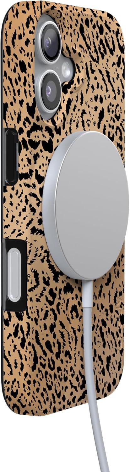 imageCasely iPhone 17 Case Full Bloom Navy Floral Compatible with MagSafe Classic Ultra Thin DesignBorn to Be Wild Jaguar Print