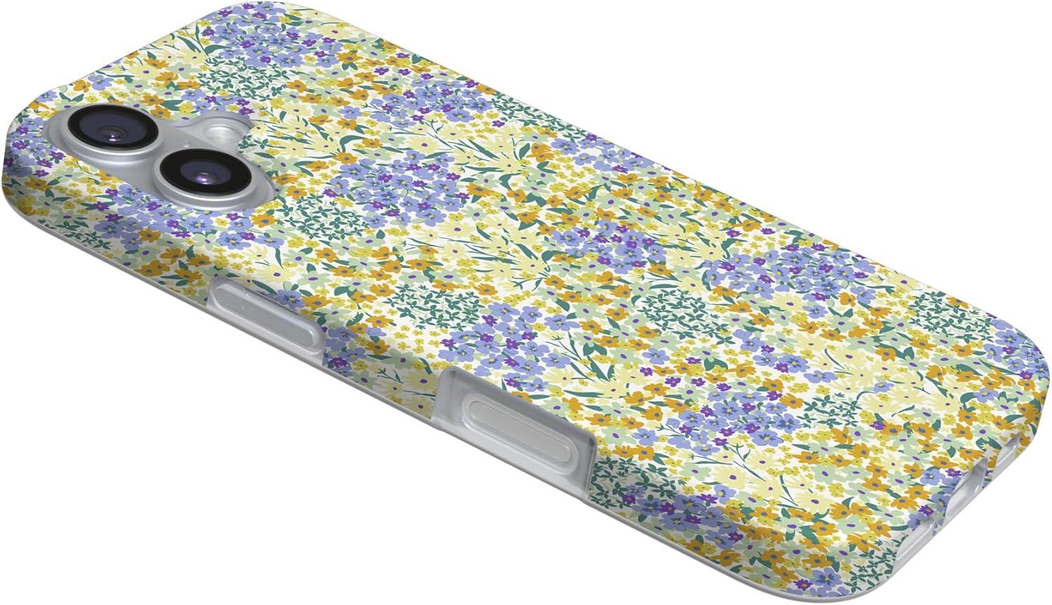 imageCasely iPhone 17 Case  Full Bloom  Navy Floral  Compatible with MagSafe  Classic Ultra Thin DesignDream Garden  Cottagecore