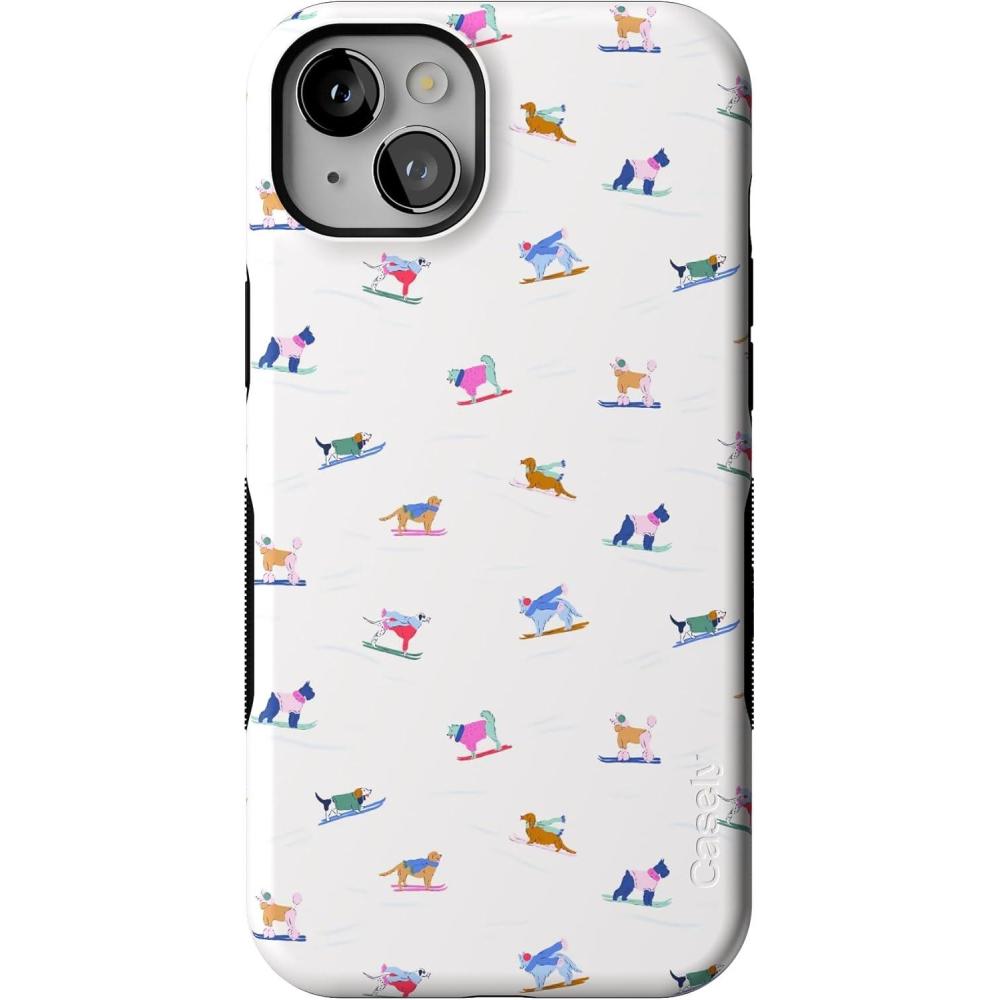 imageCasely iPhone 13 Case  Powder Pups  Dog Sled  Bold Protective Design  MagSafe Compatible Design