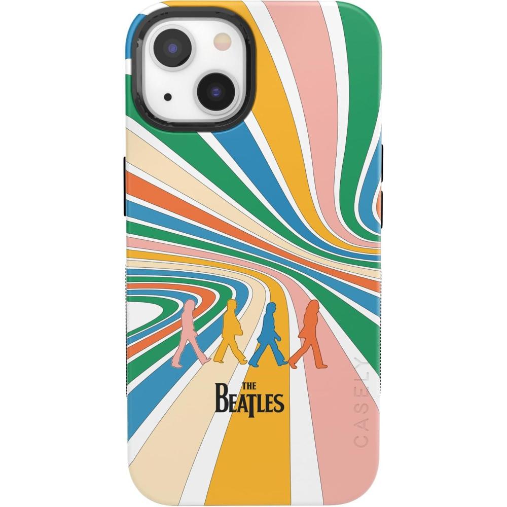 imageCasely iPhone 13 Case  Twilight Flora  Moody Monochrome  Bold Protective Design  Compatible with MagSafe01 Beatles  Come Together  Abbey Road