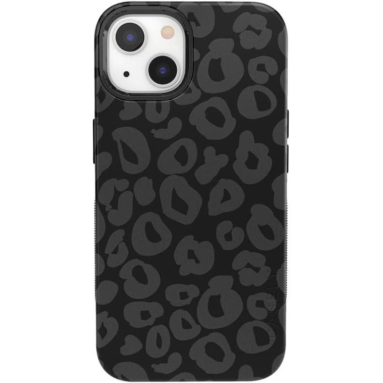 imageCasely iPhone 13 Case  Twilight Flora  Moody Monochrome  Bold Protective Design  Compatible with MagSafeInto the Wild  Black Leopard