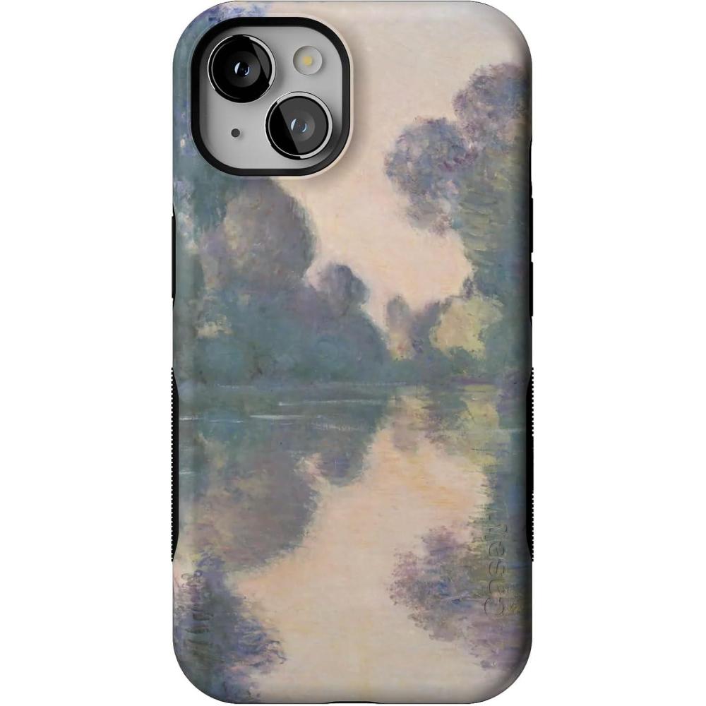 imageCasely iPhone 13 Case  Twilight Flora  Moody Monochrome  Bold Protective Design  Compatible with MagSafeMonets Morning  The Met Museum