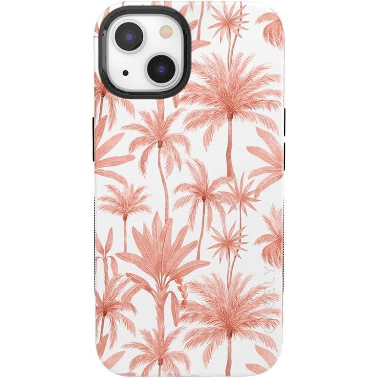 imageCasely iPhone 13 Case  Twilight Flora  Moody Monochrome  Bold Protective Design  Compatible with MagSafePerfect Paradise  Tropical Palm Tree Floral