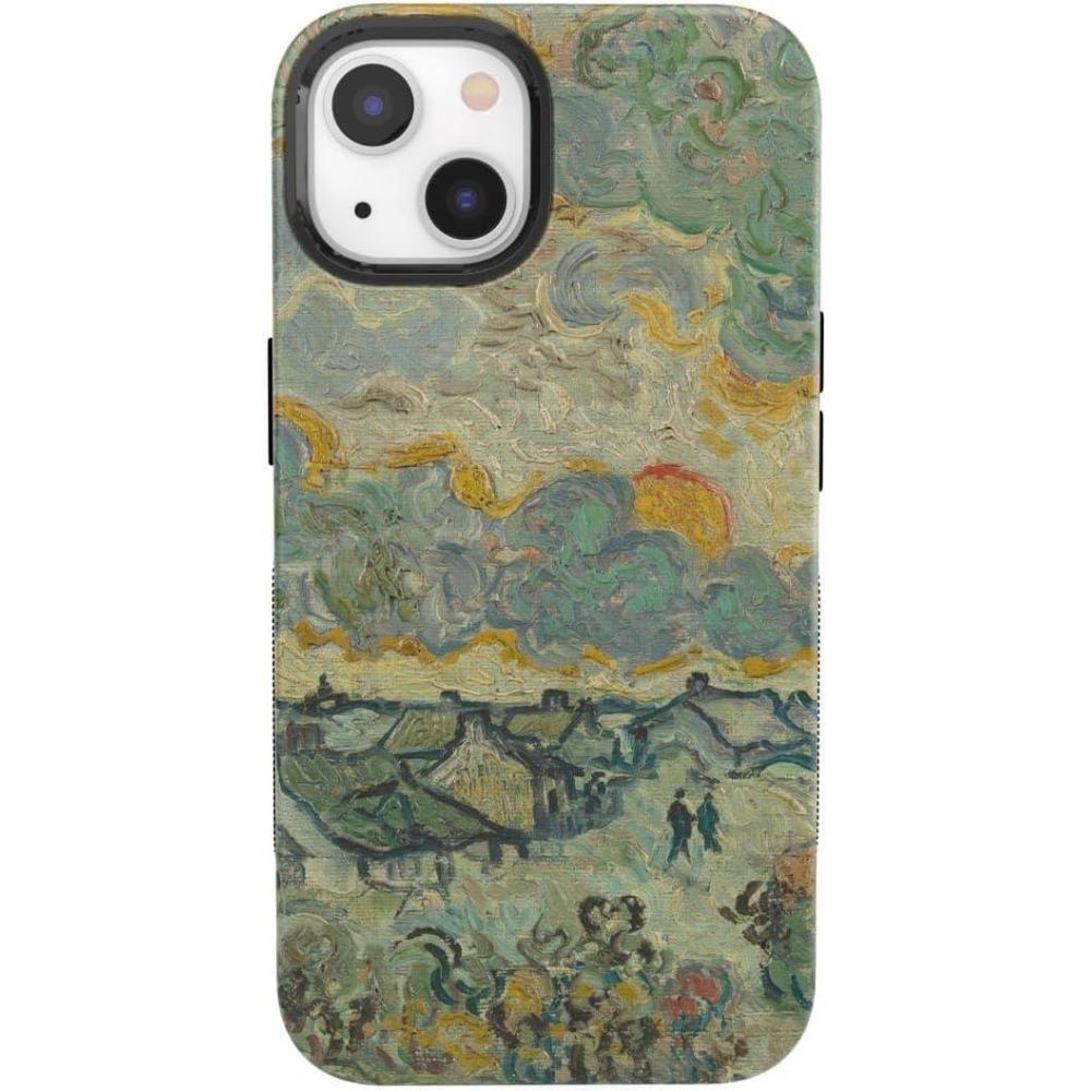 imageCasely iPhone 13 Case  Twilight Flora  Moody Monochrome  Bold Protective Design  Compatible with MagSafeVan Gogh  Reminiscence of Vincent