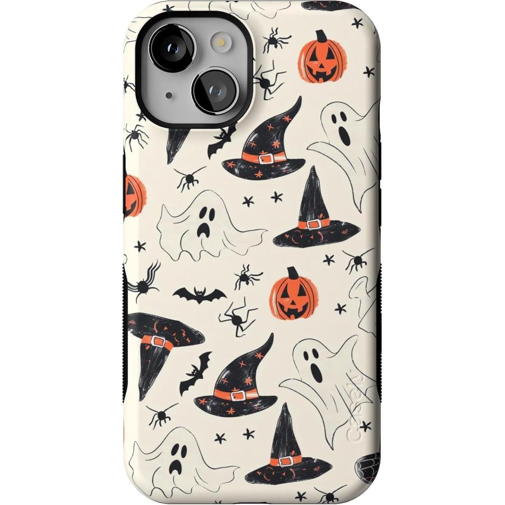 imageCasely iPhone 14 Case  Blue Stripes  Sunday Best  Bold Protective Design  Compatible with MagSafeFeeling Witchy  Haunted Halloween