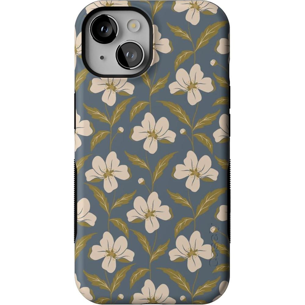 imageCasely iPhone 14 Case  Blue Stripes  Sunday Best  Bold Protective Design  Compatible with MagSafeThe Boyfriend Collection  Leid Back