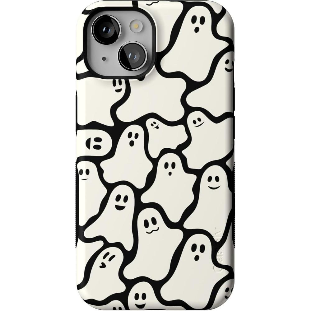 imageCasely iPhone 14 Case  You Cant Catch Me  Gingerbread Man  Bold Protective Design  Compatible with MagSafeDont Ghost Me  Halloween