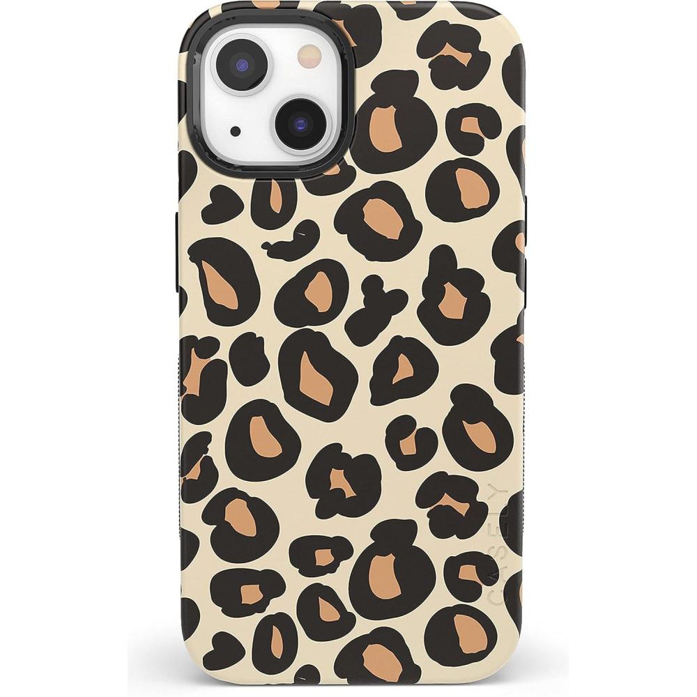 imageCasely iPhone 14 Case  You Cant Catch Me  Gingerbread Man  Bold Protective Design  Compatible with MagSafeInto the Wild  Leopard Print