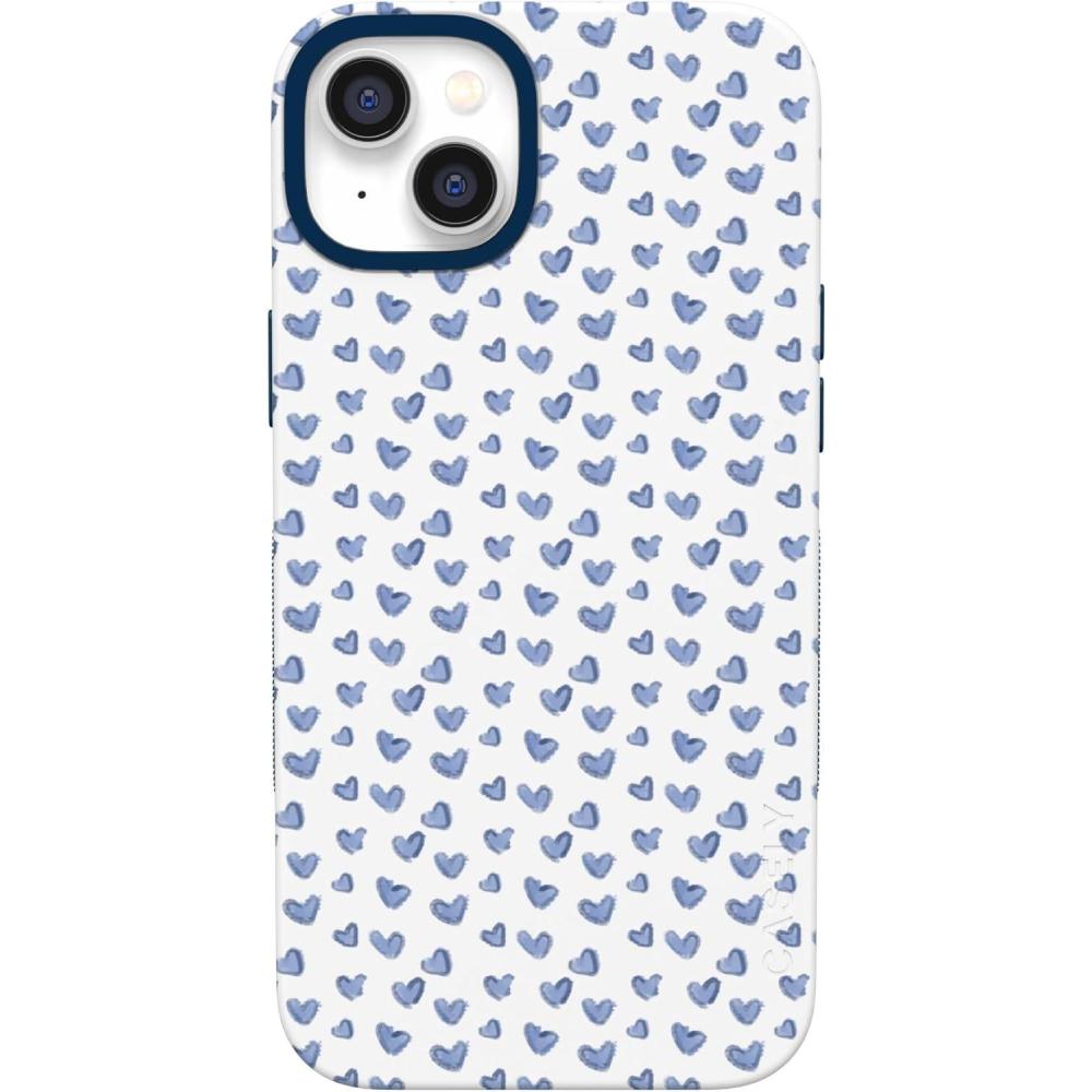 imageCasely iPhone 14 Case  You Cant Catch Me  Gingerbread Man  Bold Protective Design  Compatible with MagSafeLovebug  Blue Hearts