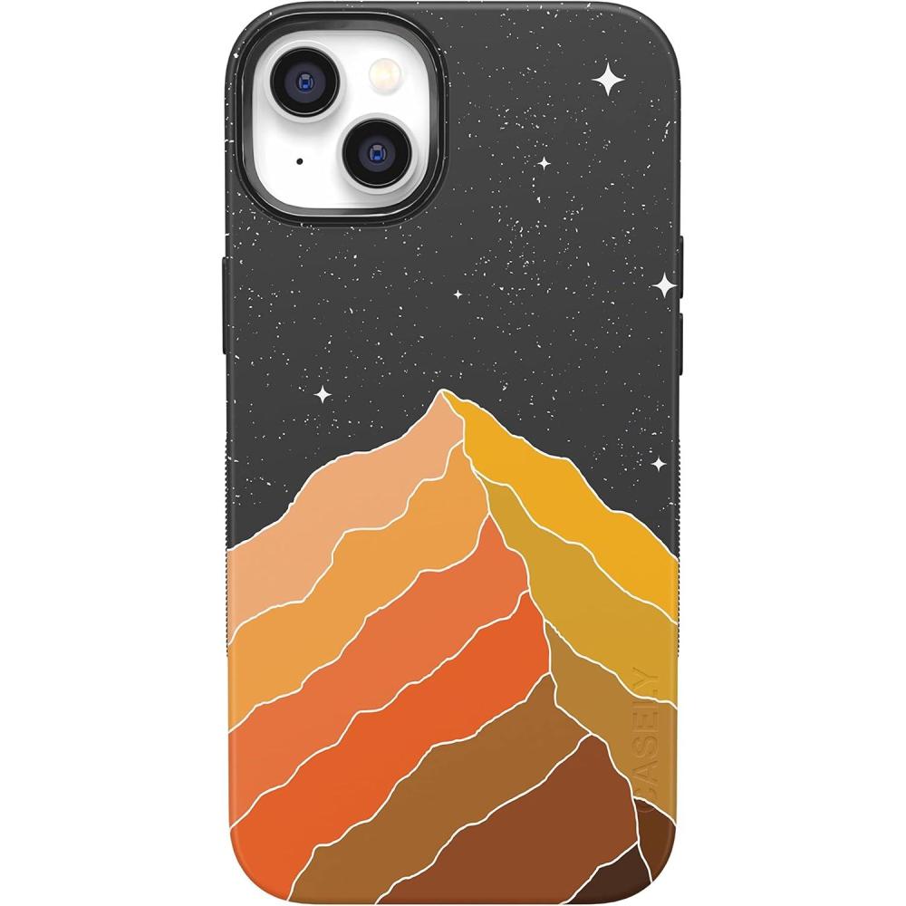 imageCasely iPhone 14 Case  You Cant Catch Me  Gingerbread Man  Bold Protective Design  Compatible with MagSafeNight Skies  Mountain Starlight