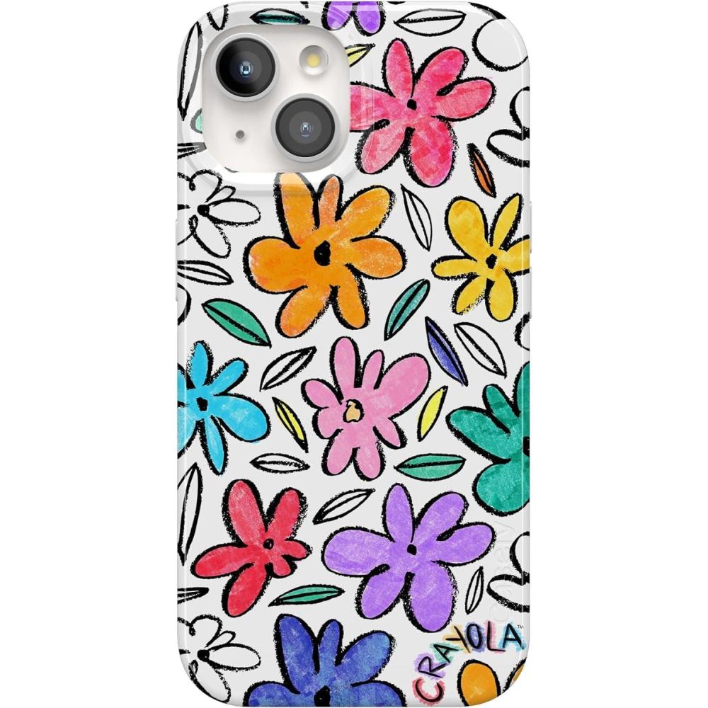 imageCasely iPhone 15 Case  Hanging Around  Potted Plants Floral  Compatible with MagSafe  Classic Ultra Thin DesignOutside the Lines  Crayola Marker
