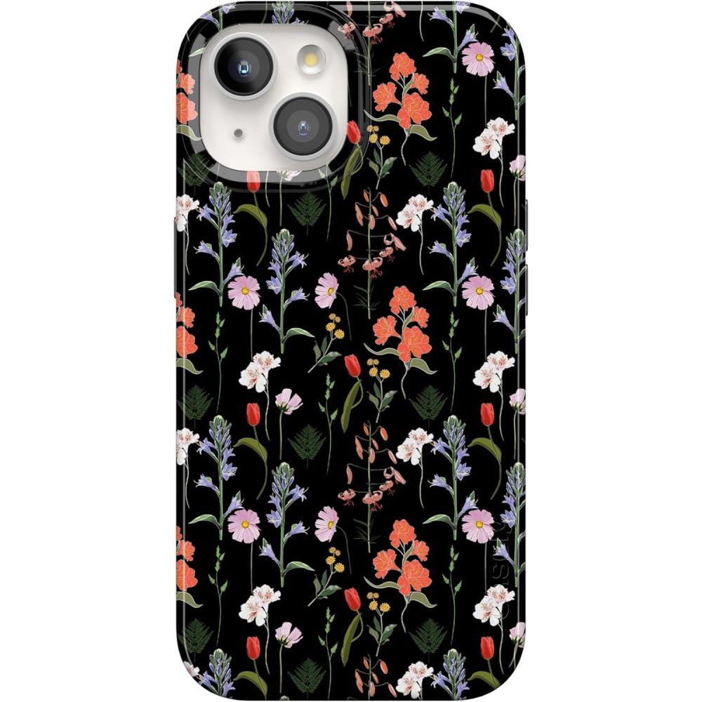 imageCasely iPhone 15 Case  Hanging Around  Potted Plants Floral  Compatible with MagSafe  Classic Ultra Thin DesignSecret Garden  Mixed Floral