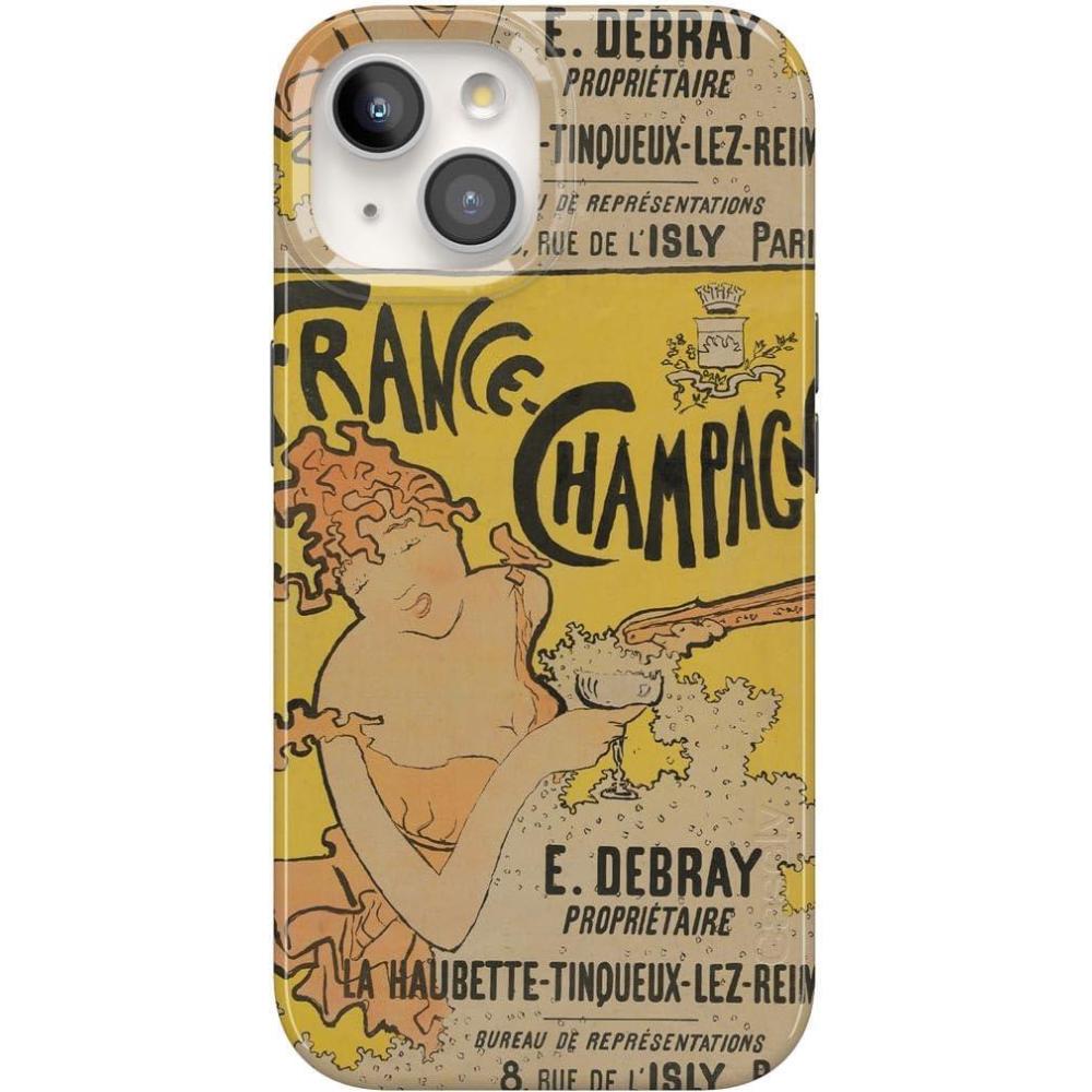 imageCasely iPhone 15 Case  Powder Pups  Dog Sled  Compatible with MagSafe  Classic Ultra Thin DesignVan Gogh  French Bubbly