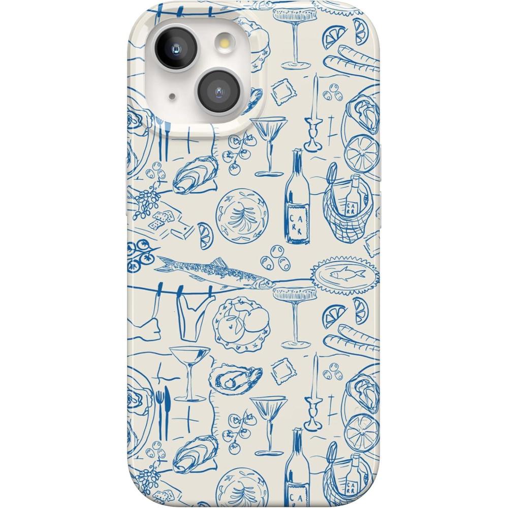 imageCasely iPhone 15 Case  Sneaky Monkeys  Frida Kahlo Jungle Floral  Compatible with MagSafe  Classic Ultra Thin DesignAmalfi Aperitivo  Dolce Vita