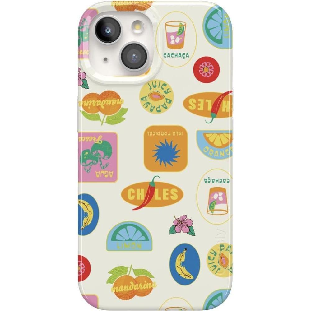 imageCasely iPhone 15 Case  Sneaky Monkeys  Frida Kahlo Jungle Floral  Compatible with MagSafe  Classic Ultra Thin DesignStuck in Paradise  Dippin Daisys Tropical Vaca