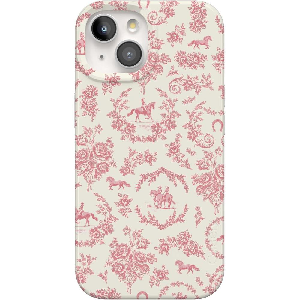 imageCasely iPhone 15 Case  Sneaky Monkeys  Frida Kahlo Jungle Floral  Compatible with MagSafe  Classic Ultra Thin DesignWestern Bloom  Jenna Palek x Casely