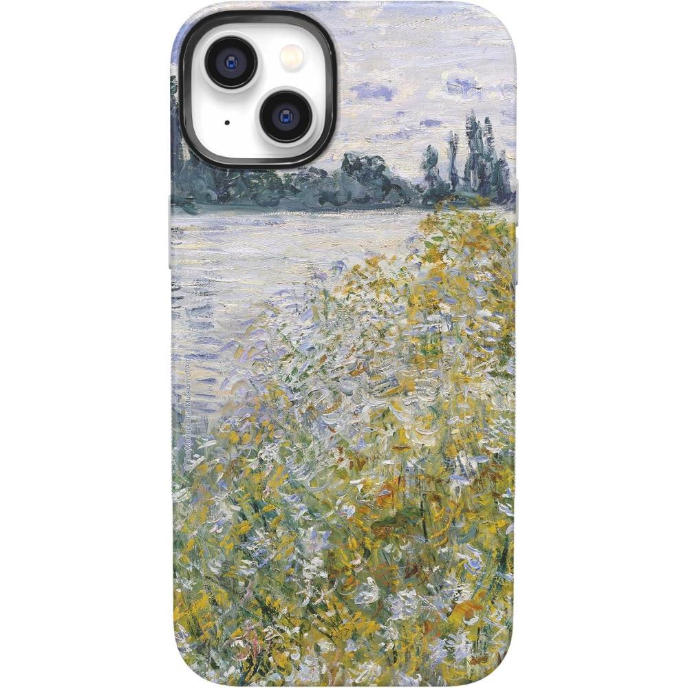 imageCasely iPhone 15 Case  Twilight Flora  Moody Monochrome  Bold Protective Design  Compatible with MagSafeMonets Summer Landscape  The Met Museum