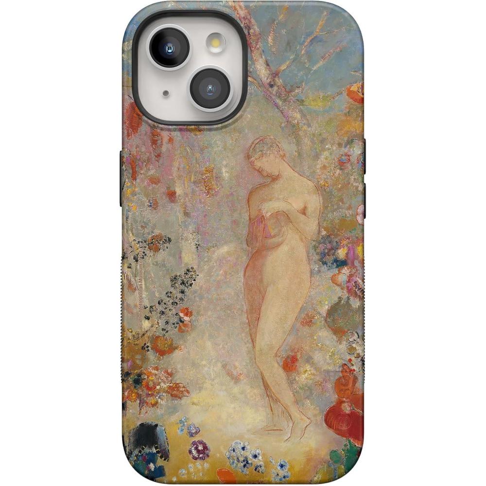 imageCasely iPhone 15 Case  Twilight Flora  Moody Monochrome  Bold Protective Design  Compatible with MagSafePandora  The Met Museum