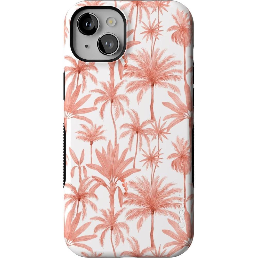 imageCasely iPhone 15 Case  Twilight Flora  Moody Monochrome  Bold Protective Design  Compatible with MagSafePerfect Paradise  Tropical Palm Tree Floral