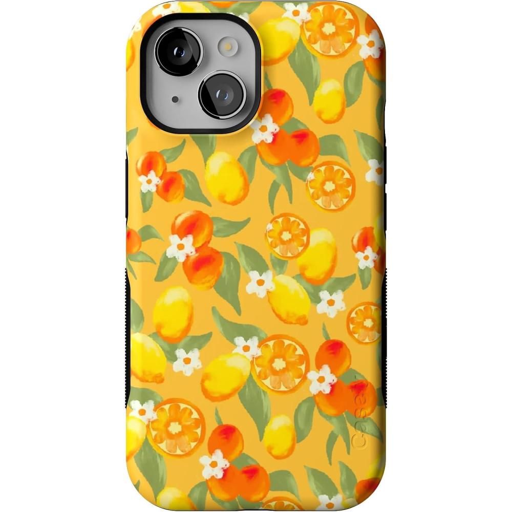 imageCasely iPhone 15 Case  Twilight Flora  Moody Monochrome  Bold Protective Design  Compatible with MagSafePositano  Dippin Daisys Italian Coast