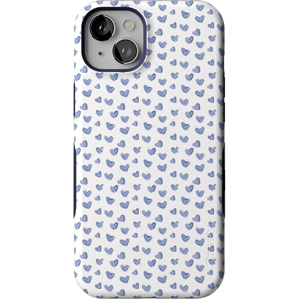imageCasely iPhone 15 Plus Case  All The Fun Things  Fun on Weekdays  Bold Protective Design  Compatible with MagSafeLovebug  Blue Hearts