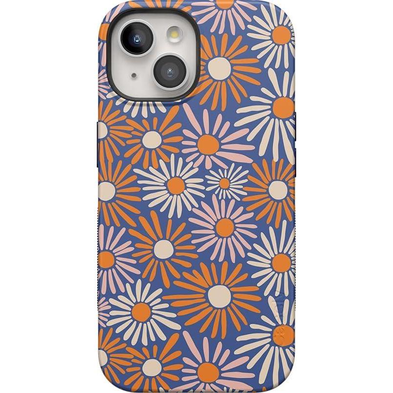 imageCasely iPhone 15 Plus Case  All The Fun Things  Fun on Weekdays  Bold Protective Design  Compatible with MagSafeSpring Forward  Daisy Floral