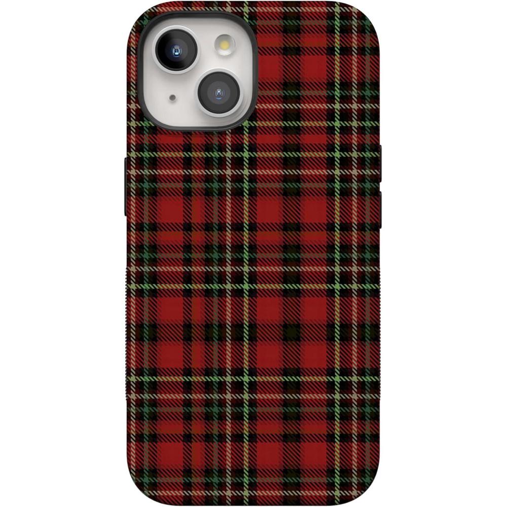 imageCasely iPhone 15 Plus Case  Fireside Flannel  Signature Plaid  Bold Protective Design  MagSafe Compatible Design