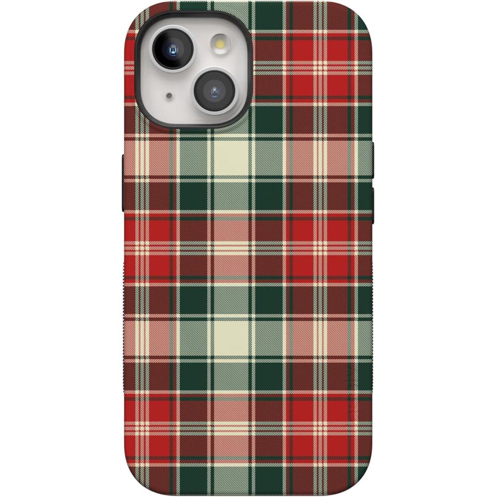 imageCasely iPhone 15 Plus Case  Plaid amp Proper  Signature Plaid  Bold Protective Design  MagSafe Compatible Design