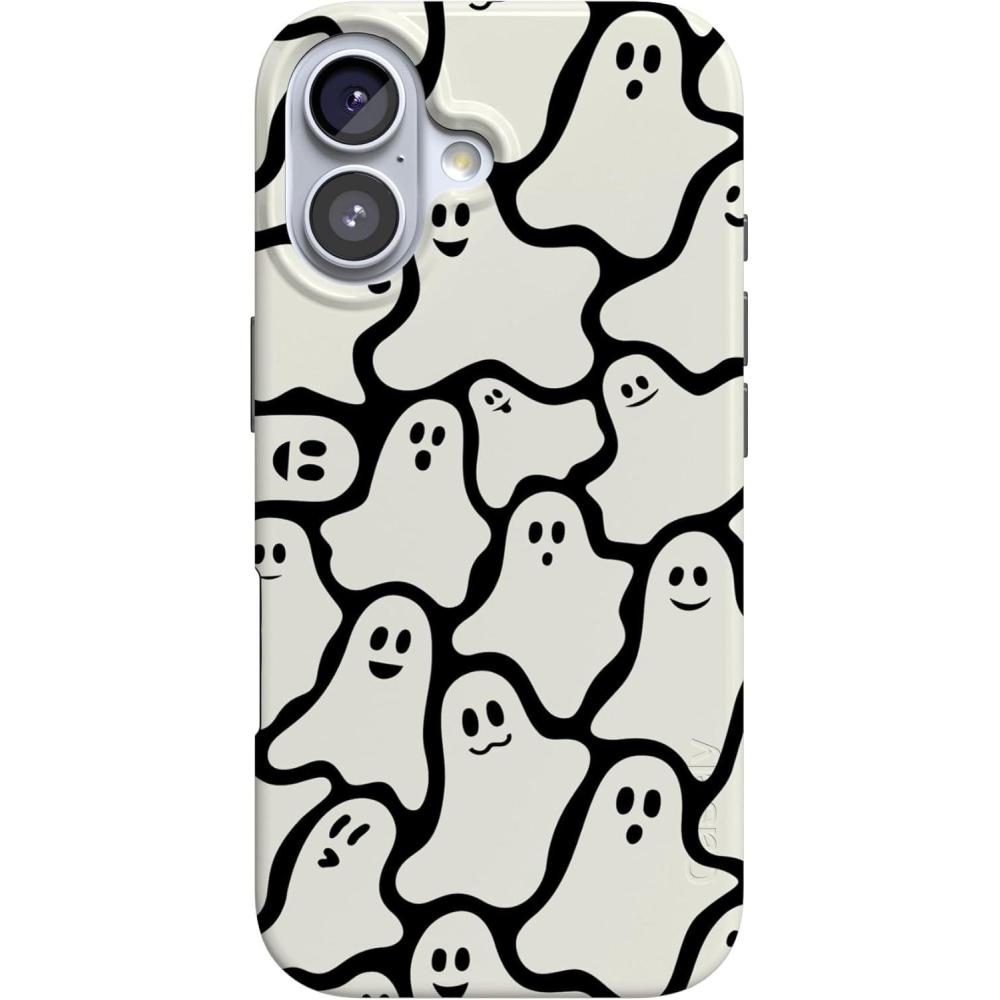 imageCasely iPhone 17 Case  Full Bloom  Navy Floral  Compatible with MagSafe  Classic Ultra Thin DesignDont Ghost Me  Halloween