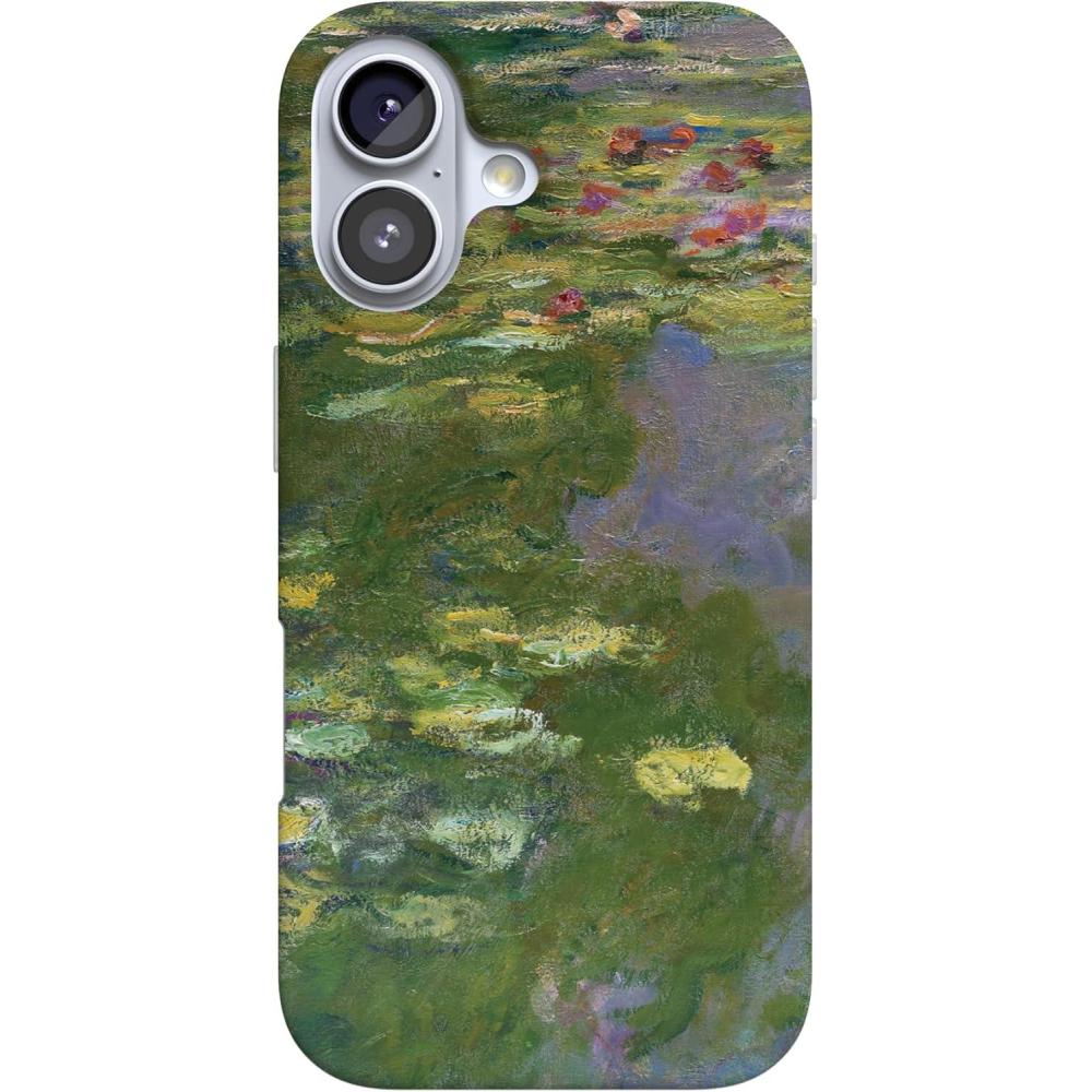 imageCasely iPhone 17 Case  Full Bloom  Navy Floral  Compatible with MagSafe  Classic Ultra Thin DesignMonets Water Lilies  The Met Museum