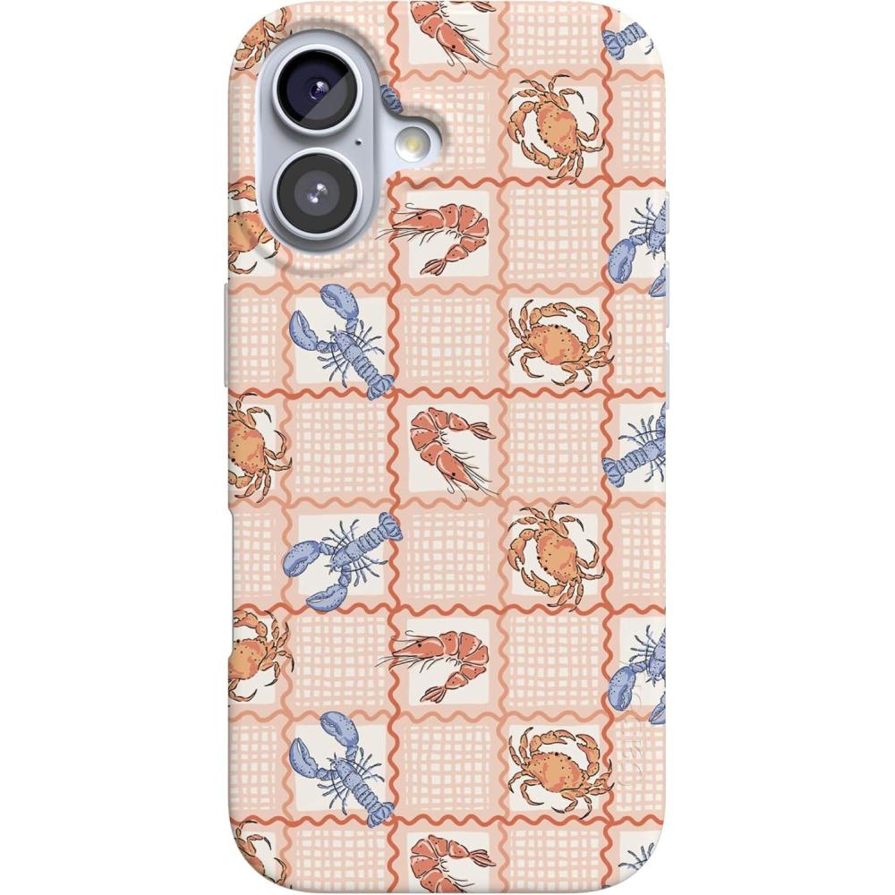 imageCasely iPhone 17 Case  Full Bloom  Navy Floral  Compatible with MagSafe  Classic Ultra Thin DesignOn the Cape  Coastal Summer