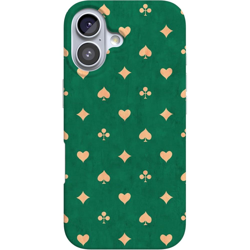 imageCasely iPhone 17 Case  Full Bloom  Navy Floral  Compatible with MagSafe  Classic Ultra Thin DesignRoyal Flush  French Deck