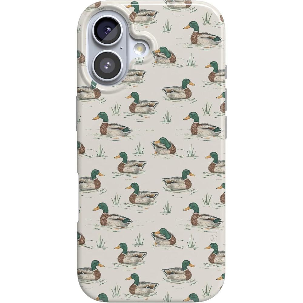 imageCasely iPhone 17 Case  Full Bloom  Navy Floral  Compatible with MagSafe  Classic Ultra Thin DesignThe Boyfriend Collection  Mallard  Co